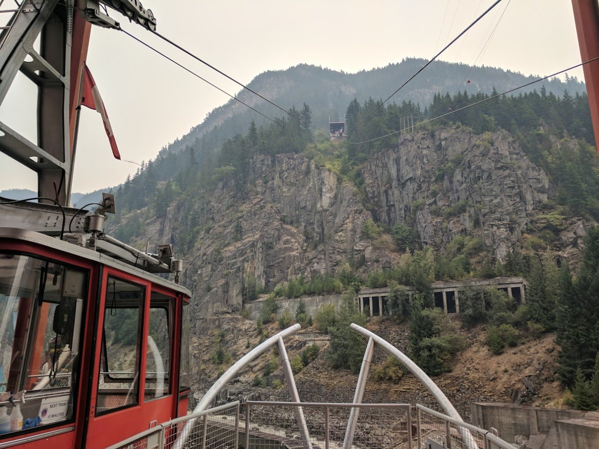 The Hells Gate Airtram in the Fraser Canyon.