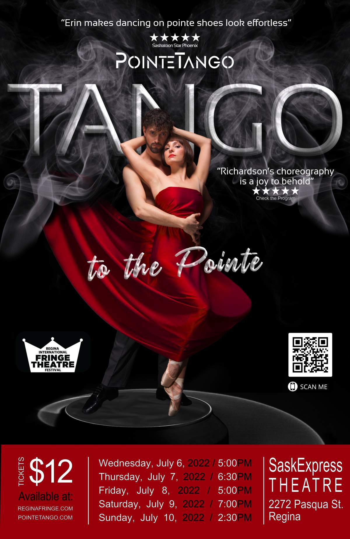“Tango, to the Pointe” at the Regina Fringe Festival - image