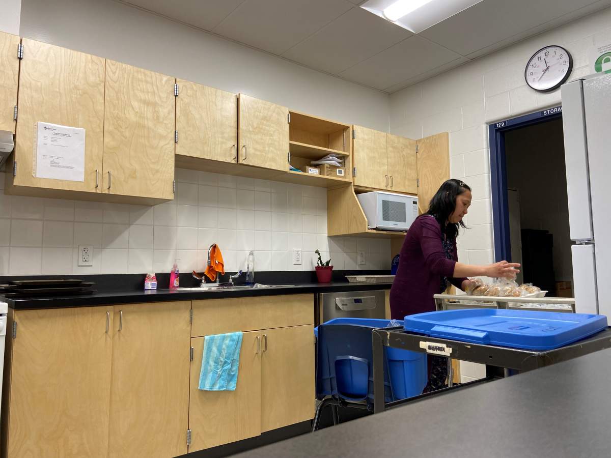 Breakfast and lunch program at Holy Trinity is free for all students.