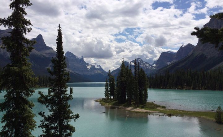Spirit Island in Maligne Lake in Jasper National Park is shown in this undated photo.