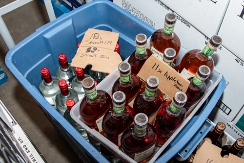 Alcohol seized by EPS