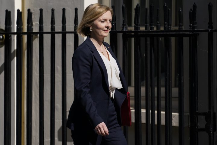 UK Foreign Secretary Liz Truss