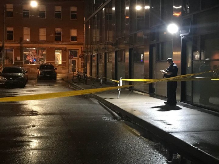 Toronto police are in the downtown after responding to a stabbing call.