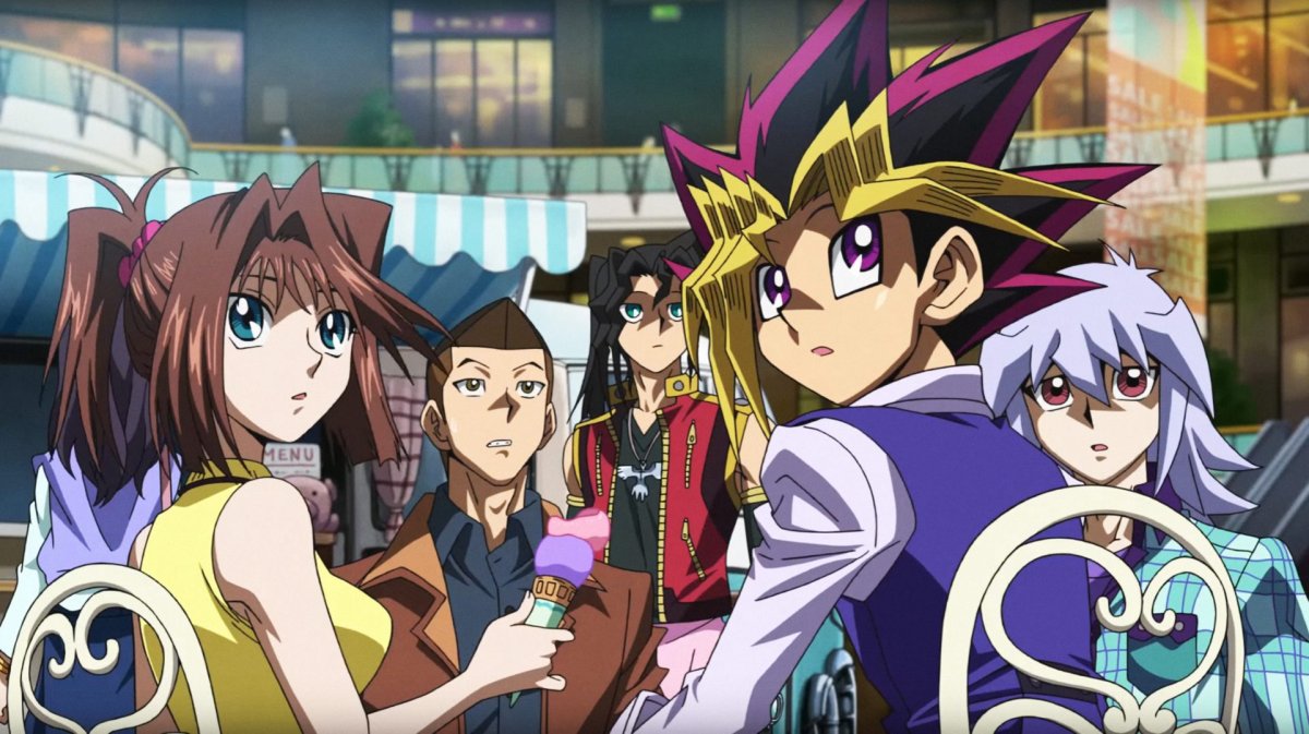 "Yu-Gi-Oh!: The Dark Side of Dimensions," Yugi Muto (front right), 2016.