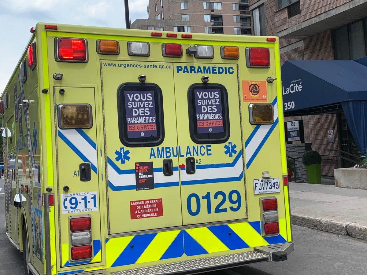 Montreal ambulance paramedic strike