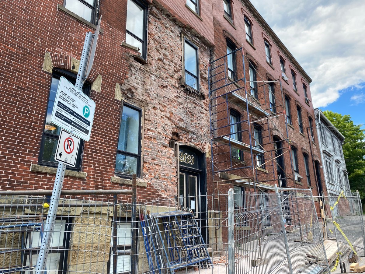 Tenants at this historic Saint John building were displaced after hundreds of bricks fell from the facade overnight.