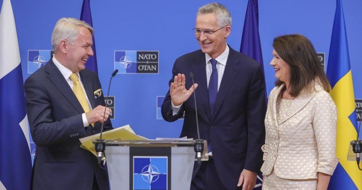 Sweden, Finland step closer to joining NATO after signing accession protocol