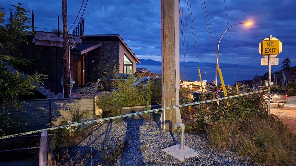 Mounties in Nanaimo, B.C. are investigating a reported shooting near Lost Lake Road and Laguna Way on Thurs. June 7, 2022. One person was taken to the hospital with serious but non-life-threatening injuries.