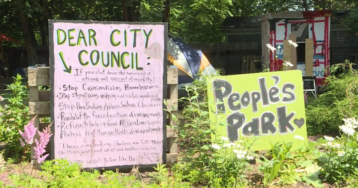 Four residents remain at Halifax’s Meagher Park on eviction day