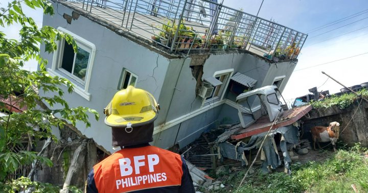 Philippines earthquake: At least 5 dead, dozens injured after landslides triggered