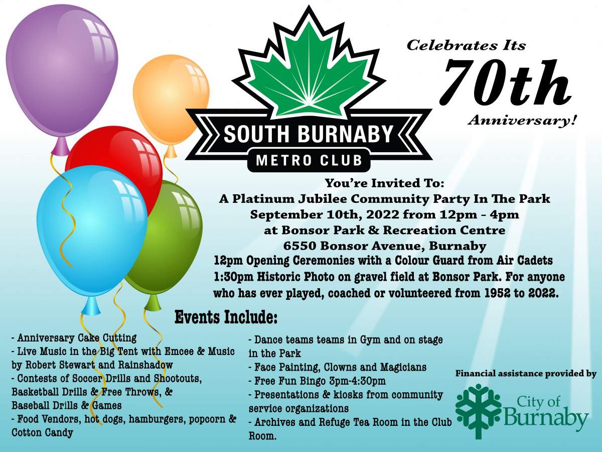 South Burnaby Metro Club Platinum Jubilee - image