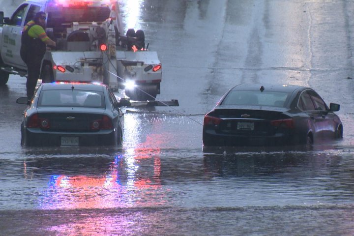 Heavy rain in the Queen City causes flooding across Regina
