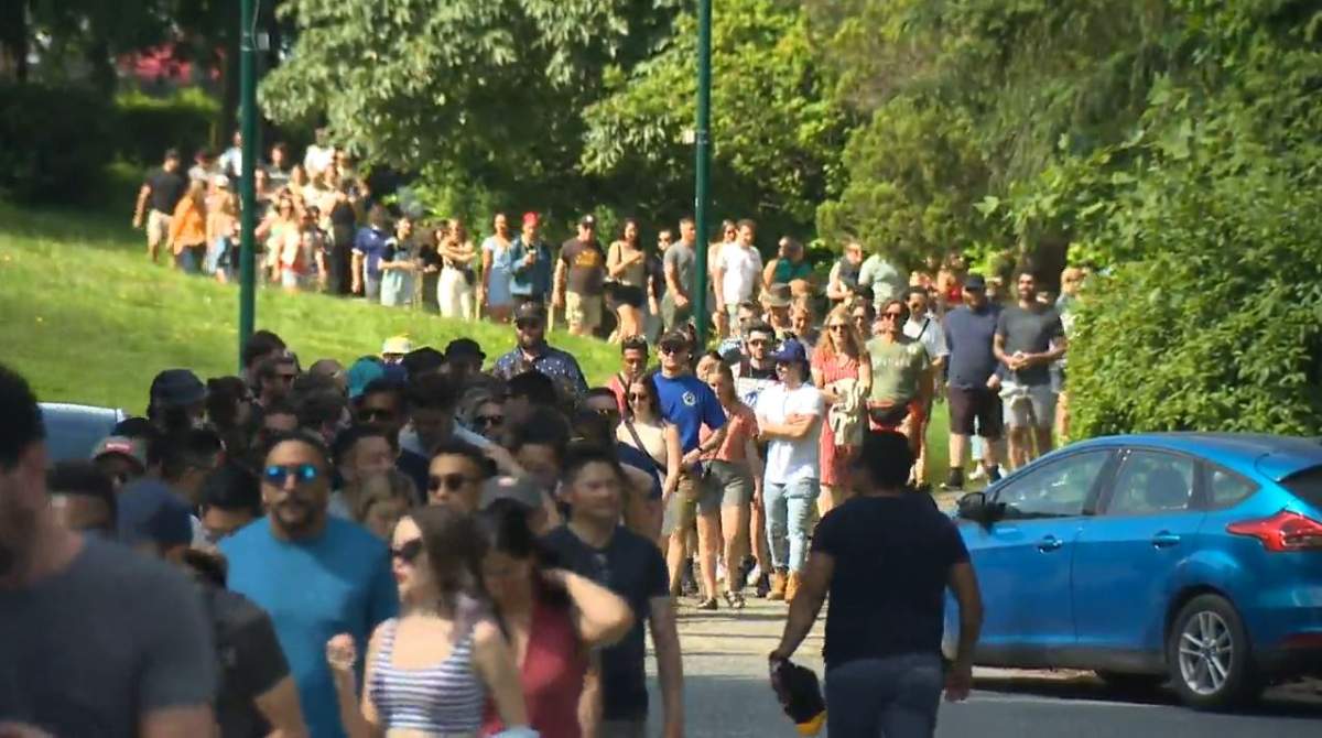 Thousands were forced to wait in hours-long lineups, trying to enter a Vancouver beer and music festival.