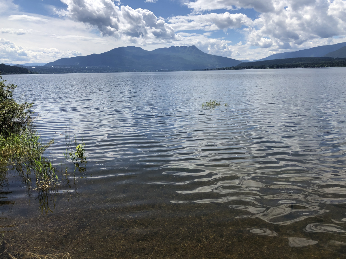 The CSRD says the lake is now starting to decline, though water levels are expected to remain higher than usual for July.