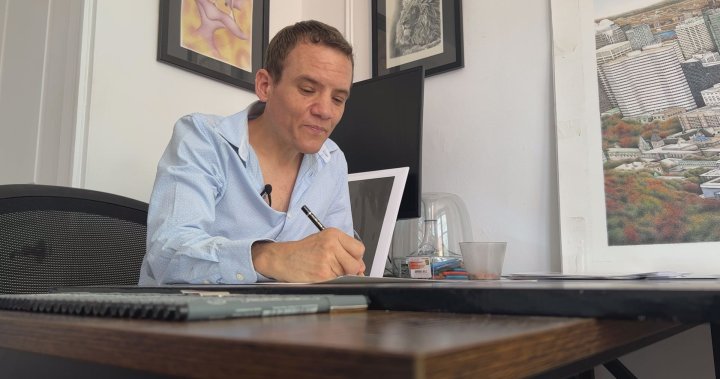 Montreal pencil artist with autism on a mission to spread awareness about neurodiversity