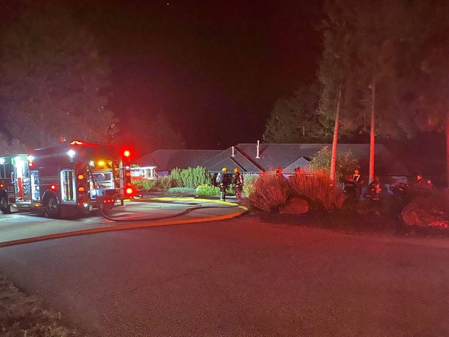 West Kelowna Fire Rescue extinguished an overnight house fire along the 1500 block of Klein Road.