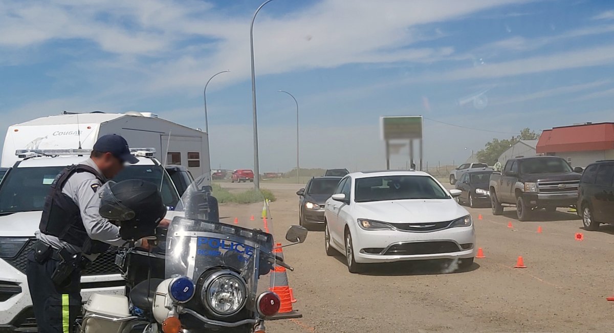 3500-4000 vehicles were checked between Tuesday July 12 and Thursday July 14 by Combined Traffic Services Saskatchewan (CTSS). 