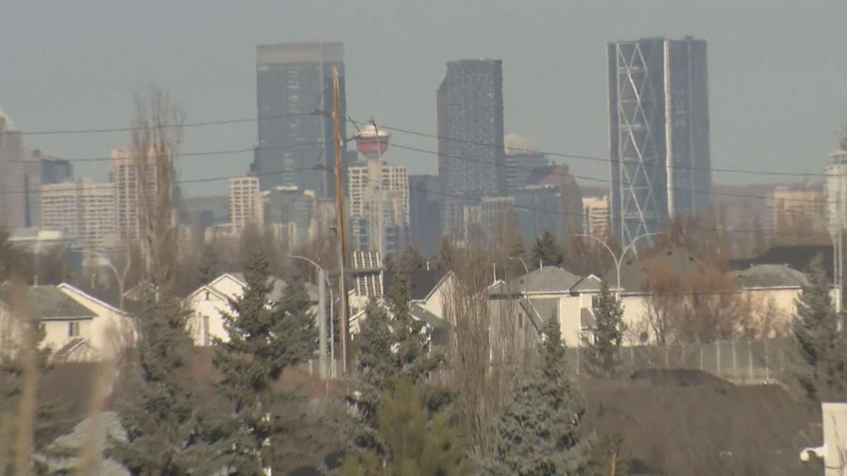 A file photo of the City of Calgary skyline.