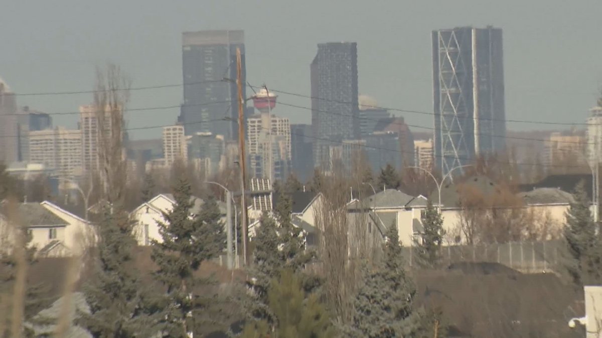 A file photo of the City of Calgary skyline.