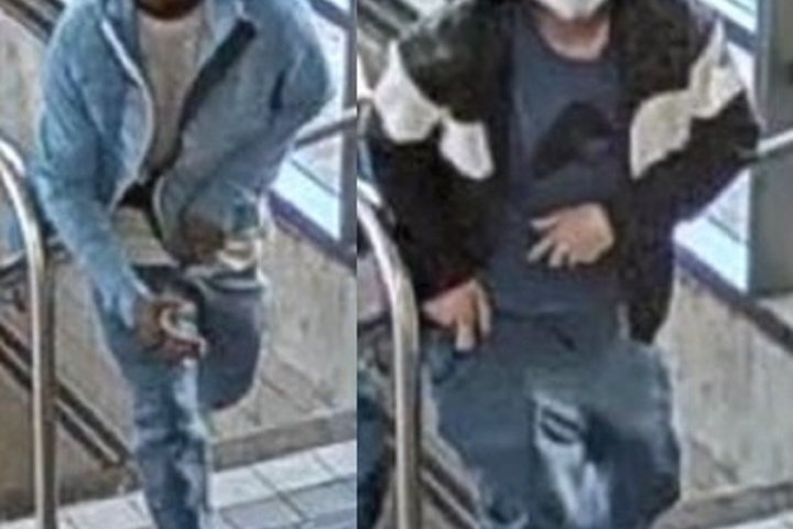 2 men wanted after assault, robbery at Toronto subway station