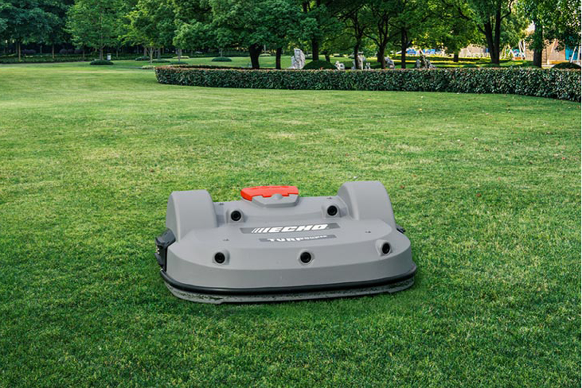 Waterloo says it ran a successful test period before it bought the robot, which is said to be quiet with the ability to cut grass rain or shine, day or night.