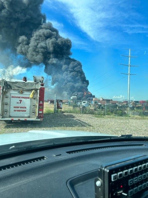 Multiple fires in North end of Saskatoon .