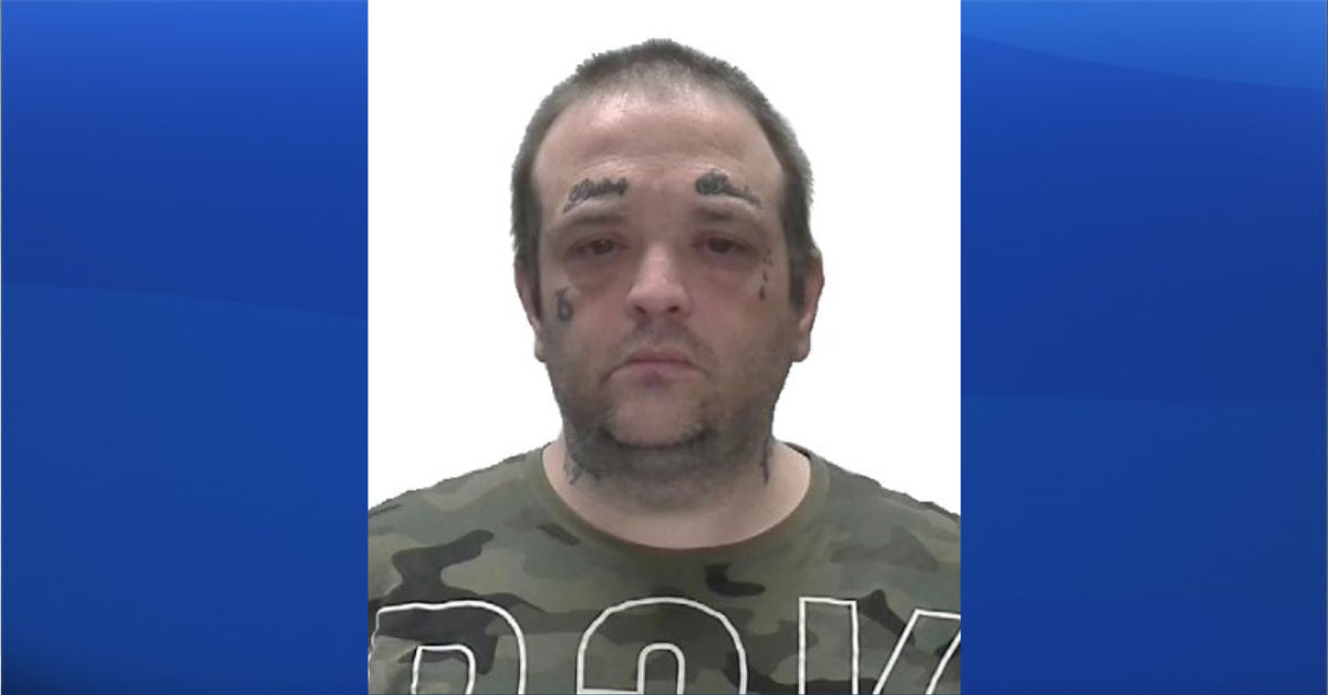 The mugshot of 39-year-old Clayton Wayne Jordan wanted by Lethbridge police for assualt.