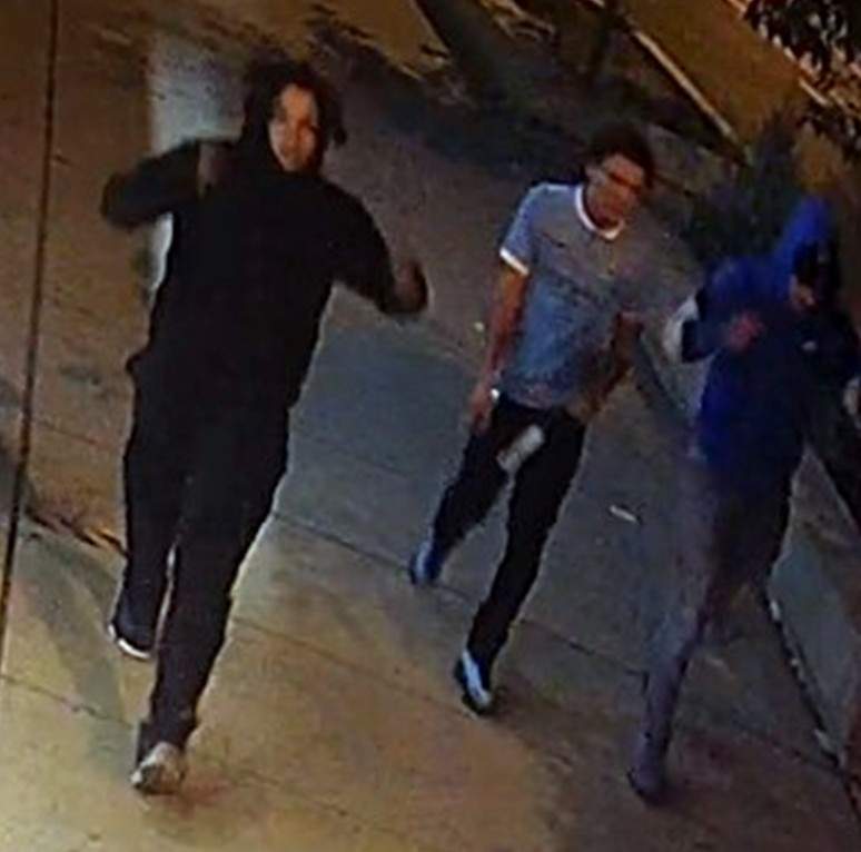 Group wanted in assault investigation.