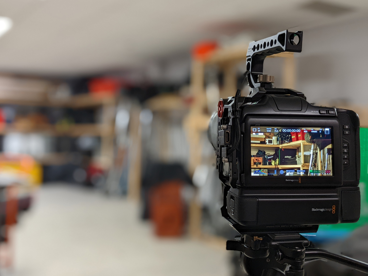 Among the equipment available are the following: continuous lighting kits, cinema quality glass, professional Sigma and Canon prime and zoom lenses, 4K and 6K film and photography cameras, and a full suite of grip and electrical gear.