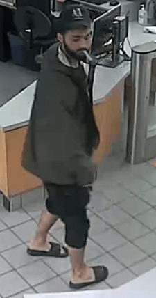 An undated photo of a man Calgary police believe is responsible for a series of locker room thefts in June.