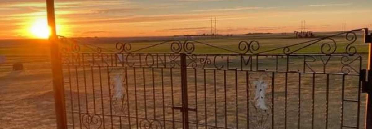 Cemetery groundskeeper Kent Nargang estimates the gates were made anywhere from 70 to 100 years ago by people who grew up in the town. .