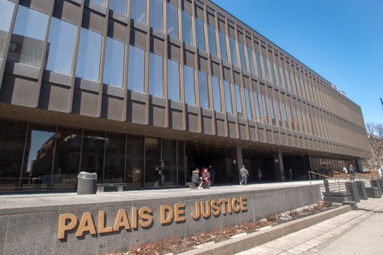 The Palais de Justice is seen in Montreal