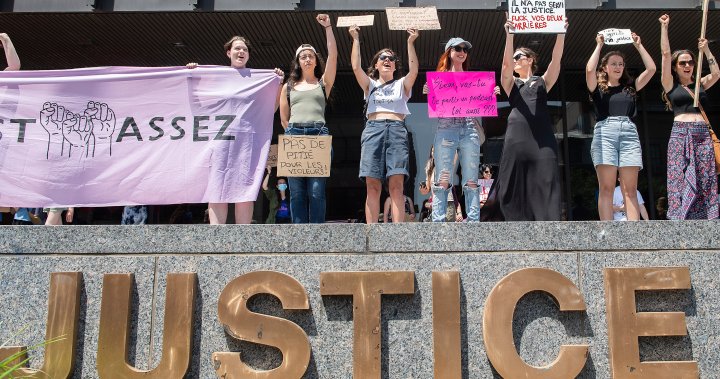 Hundreds rally in Montreal against judge who granted sex assault discharge
