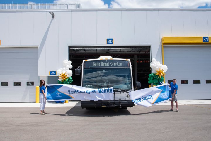 Grand River Transit opens new maintenance facility in Waterloo