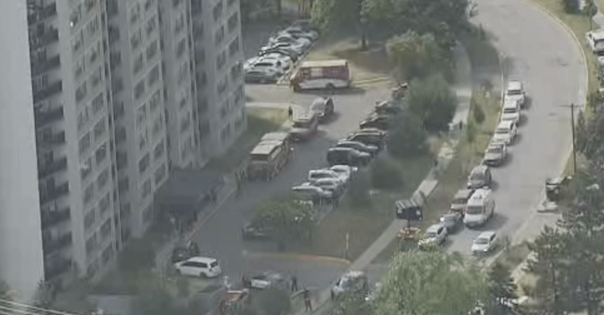 Officials are investigating after a parking garage partially collapsed in Toronto.