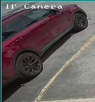 According to London, Ont., police, the four suspects in an armed robbery in Lambeth on Monday, July 11, fled the scene in a red Kia Sorento EX with black rims and rear tinted windows.