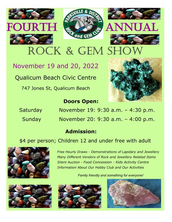 Fourth Annual Rock and Gem Show GlobalNews Events