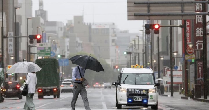 Tropical Storm Meari sweeps Japan with heavy rainfall