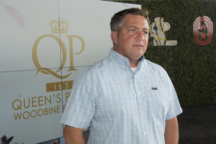 Thoroughbred trainer Kevin Attard is shown at the post position draw for the 163rd Queen's Plate at Woodbine Racetrack in Toronto on Wednesday, August 17, 2022. Attard's filly Moira, was installed as the early 5-2 favourite Wednesday for the 163rd running of the $1-million Queen’s Plate. A big reason for that was her emphatic 10 3/4-length win in the $500,000 Woodbine Oaks last month at Woodbine Racetrack. 