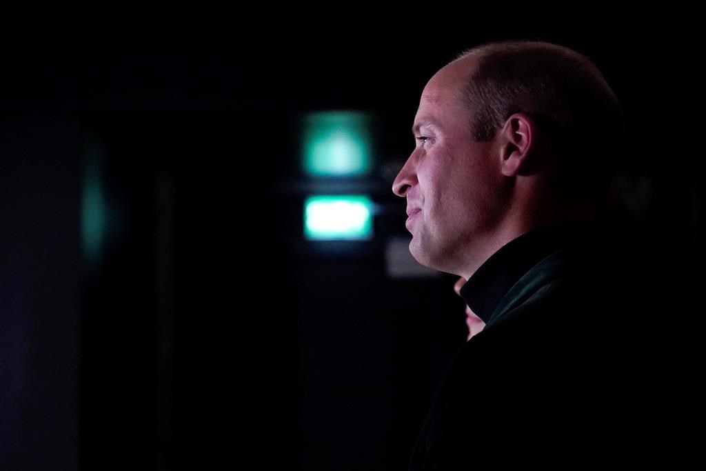 FILE - Britain's Prince William attends the first ever Earthshot Prize Awards Ceremony at Alexandra Palace in London on Oct. 17, 2021.