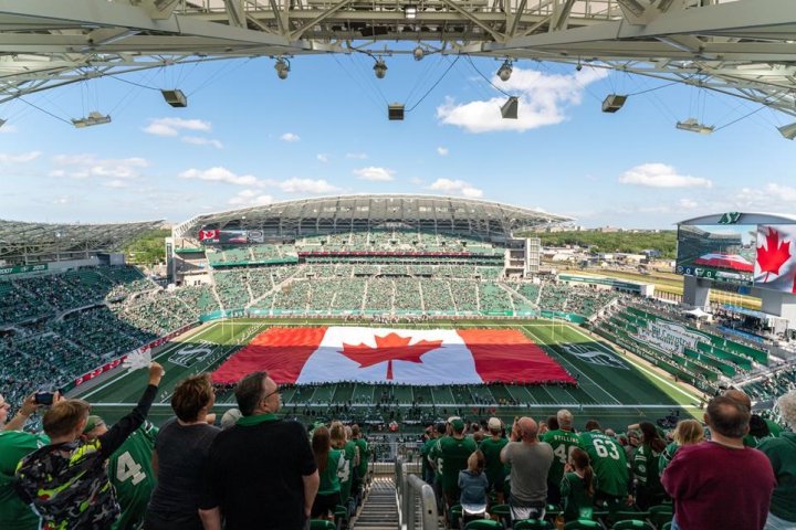 Saskatchewan Roughriders to play in front of sold-out Labour Day crowd