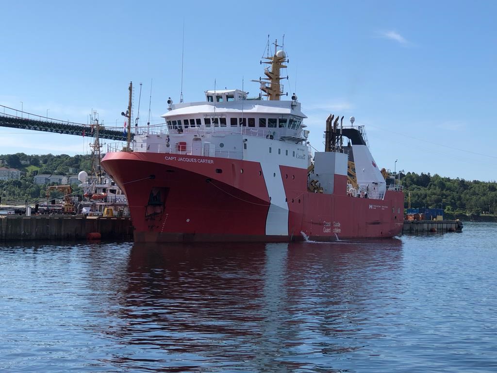 Fisheries research vessel Capt. Jacques Cartier officially