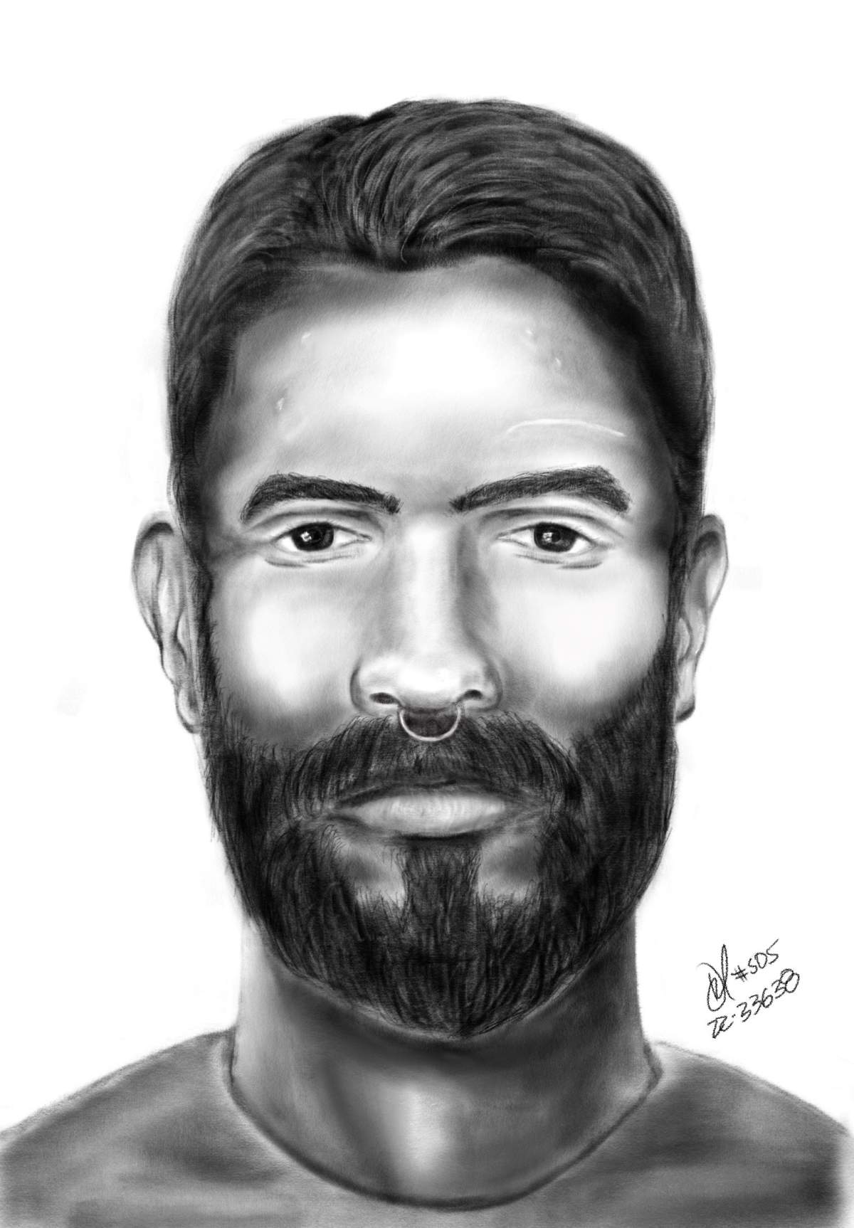Abbotsford police have released this composite sketch of the suspect in a possible child abduction attempt in Abbotsford on Mon. Aug. 15, 2022.
