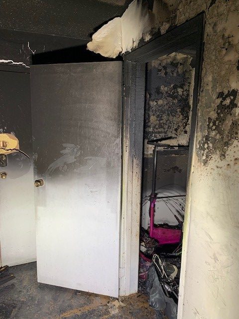 A suspicious fire in Saskatoon caused around $30,000 in damages.