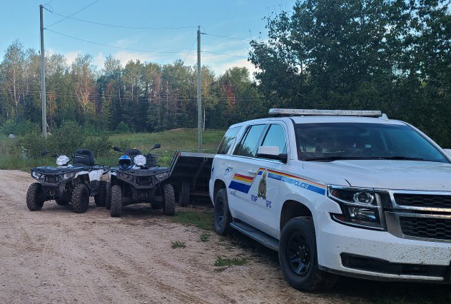 ATVs used by police to find the missing rider.