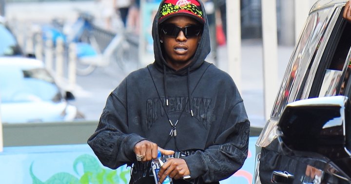 Le rappeur A $ AP Rocky accusé de 2 crimes pour agression avec une arme à feu – National