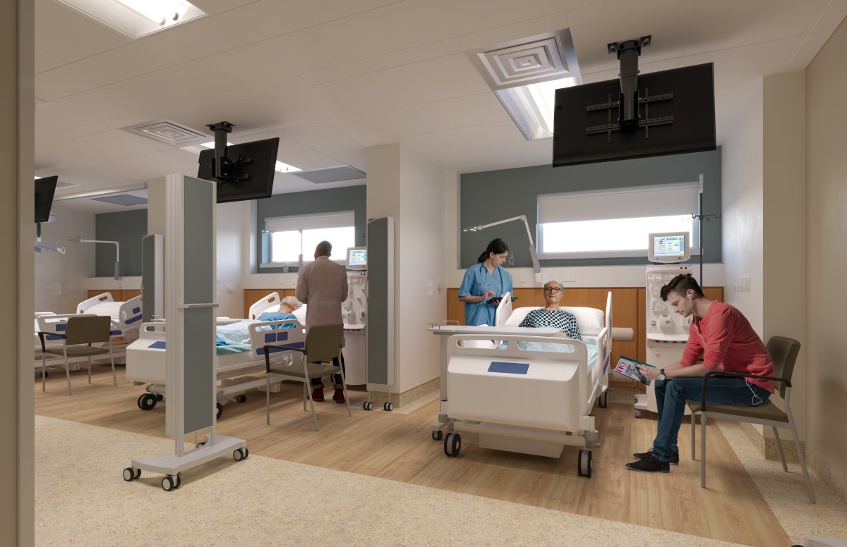 A rendering of the new unit at Steinbach's Bethesda Regional Health Centre.