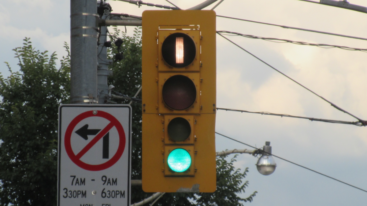 The city of Hamilton's transportation operations are alerting drivers of a newly implemented transit priority signal now active on Main Street West at  MacNab Street South.
