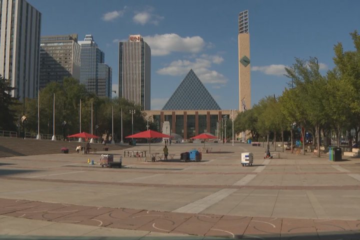 Edmonton City Hall marks 30 years since opening