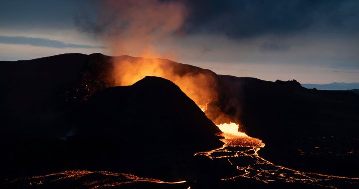 Volcano begins erupting in Iceland near international airport